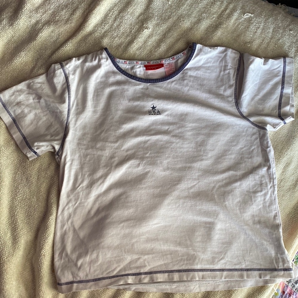 Liz & Co. USA white top